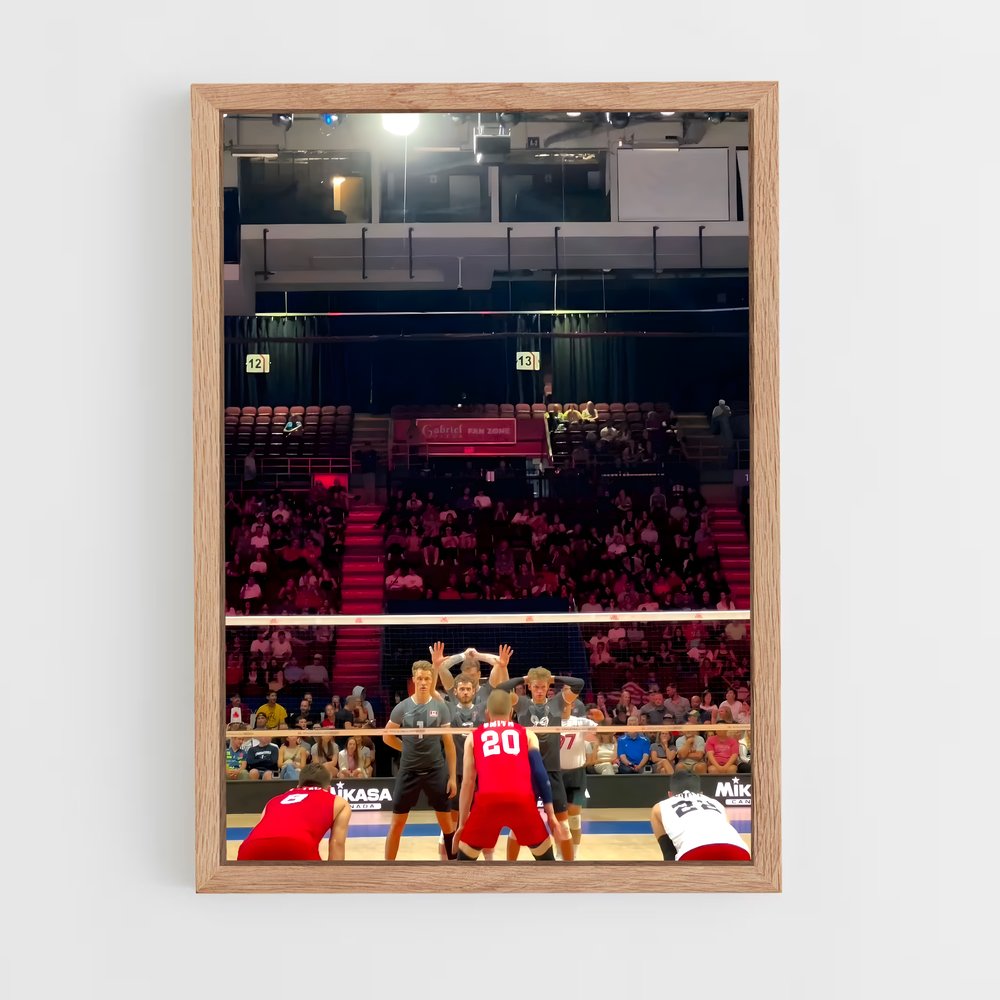 Poster Jeu de Volley – affiche Volleyball (vue 4)